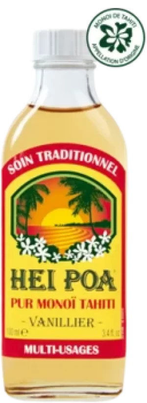Image of Hei Poa Pure Monoi Of Tahiti Ao Moisturizing Vanilla 100ml