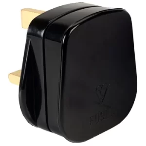 Image of Click PA331 Black 13A Plug, 3A Fuse