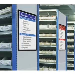 Image of Beaverswood Frames 4 Docs Magnetic A3 Red - Pack Of 10