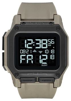 Image of Nixon Regulus All Sand Digital Sand Coloured TPU Strap Watch