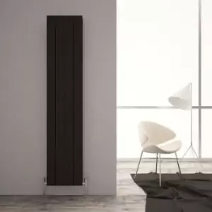Image of Carisa - Monza Vertical Double Aluminium Radiator 1800x375 5415 BTUs Textured Black