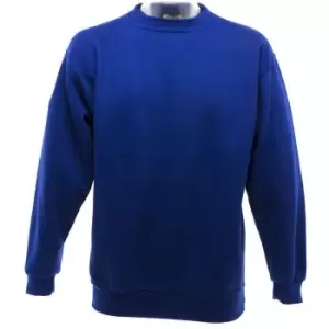 Image of UCC 50/50 Mens Heavyweight Plain Set-In Sweatshirt Top (M) (Royal)