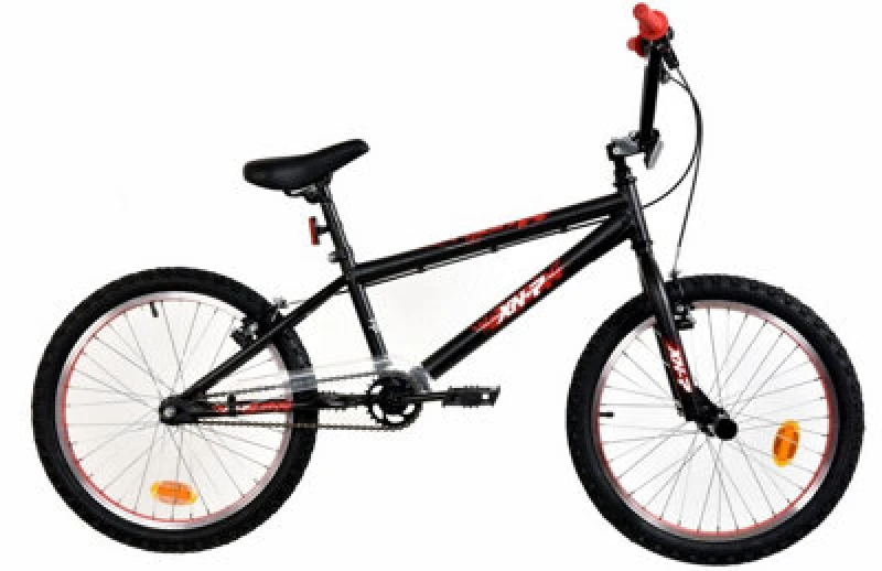 Image of Xn-7-20 Bmx Bike, 20" Wheel - Satin Black/red