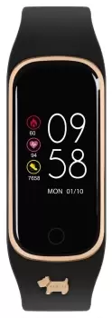 Image of Radley RYS08-2084 Series 08 Activity Tracker Black Rubber Watch