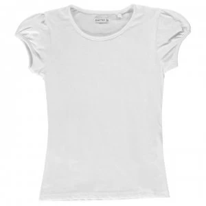 Image of Crafted Classic PE T Shirt Girls - Optic White