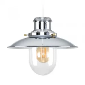 Image of Ukai Fisherman's Pendant Shade in Chrome