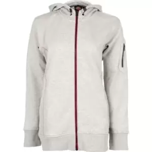 Image of Dickies Womens Performance Hoodie in Grey, Size 12 Cotton/Polyester