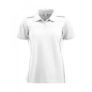 Image of Clique Womens/Ladies New Alpena Polo Shirt (L) (White)