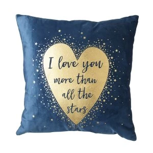 Image of I Love You More Than Stars Cushion By Heaven Sends