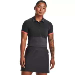Image of Under Armour Womens Zinger Point SS Polo Jet Gray Polo - M
