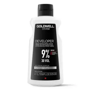 Image of Goldwell System Topchic & Oxycur Cream Developer Lotion 9% 1L