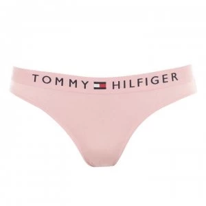 Image of Tommy Bodywear Logo Waistband Stretch Briefs - Rose Tan 625