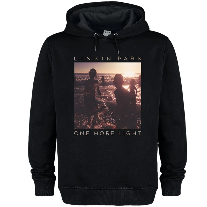 Image of Amplified Amplified Men One More Light Linkin Park Hoodie in Black Size: X-Small Black XS Male 5063750847207