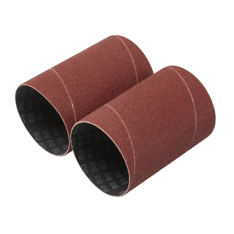 Image of Draper Aluminium Oxide Sanding Sleeves, 75 x 115mm, 80 Grit (Pack of 2) 8406