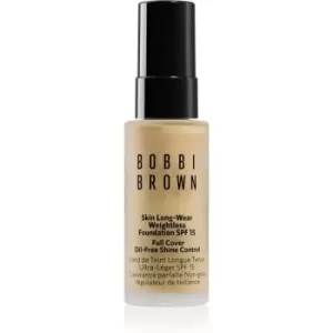 Image of Bobbi Brown Mini Skin Long-Wear Weightless Foundation Long-Lasting Foundation SPF 15 Shade Sand 13 ml
