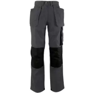 Image of Alexandra Womens/Ladies Tungsten Holster Work Trousers (18S) (Grey/Black)