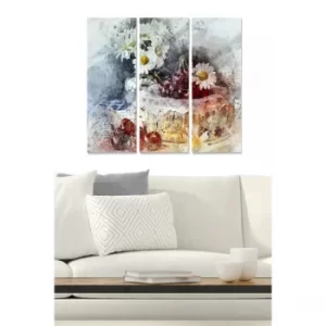 Image of MDF3384549 Multicolor Decorative MDF Painting (3 Pieces)