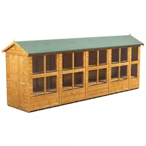 Image of Power Sheds 18 x 4ft Apex Shiplap Dip Treated Potting Shed