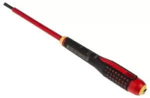Image of Bahco Flat Standard Screwdriver 0.8 x 4mm Tip, VDE 1000V Approved