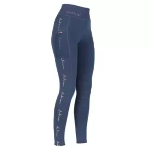 Image of Aubrion Ladies Team Rhythm Riding Tights - Blue