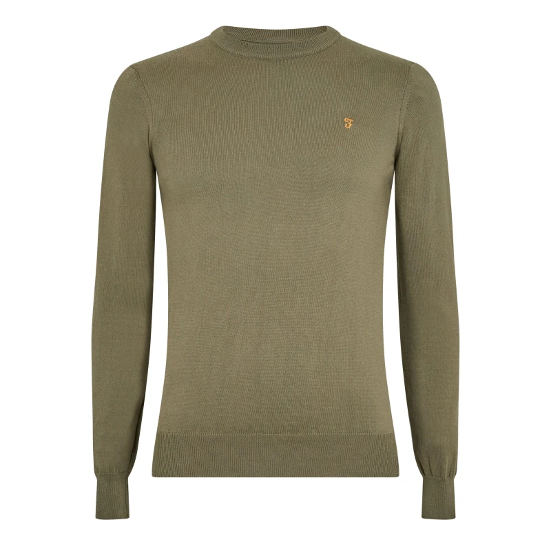 Image of Farah Mullen Sweater - Green Green S
