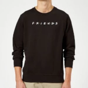 Image of Friends Logo Contrast Sweatshirt - Black