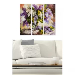 Image of MDF46251667 Multicolor Decorative MDF Painting (3 Pieces)