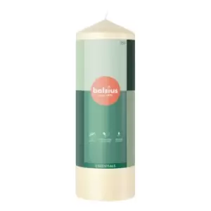 Image of Bolsius Essentials Pillar Candle-Soft Pearl