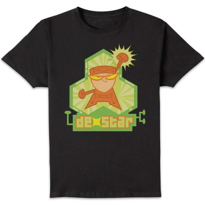 Image of Dexters Lab DexStar Hero Men's T-Shirt - Black - M