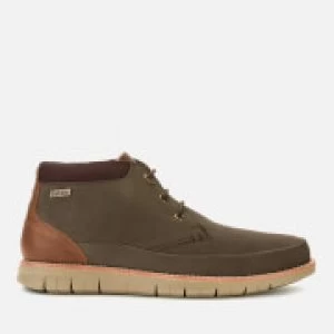 Image of Barbour Mens Nelson Nubuck 3-Eye Chukka Boots - Brown - UK 7
