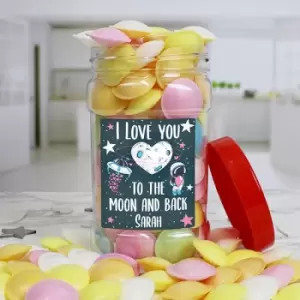 Image of I Love You Flying Saucers Sweet Jar