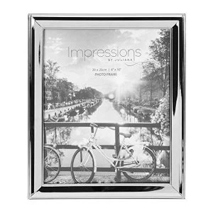 Image of 8" x 10" - Impressions Nickel Plated Photo Frame