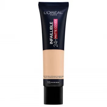 Image of LOreal Paris Infallible Matte Foundation 115 Beige Dore Beige Dore