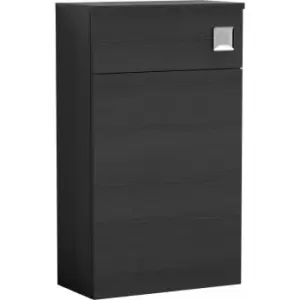 Image of Athena Back to Wall wc Toilet Unit 500mm Wide - Charcoal Black - Nuie