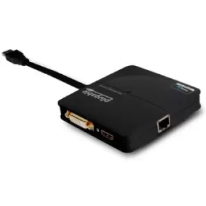 Image of Plugable Technologies USB3-3900DHE video cable adapter USB Type-A HDMI + DVI Black