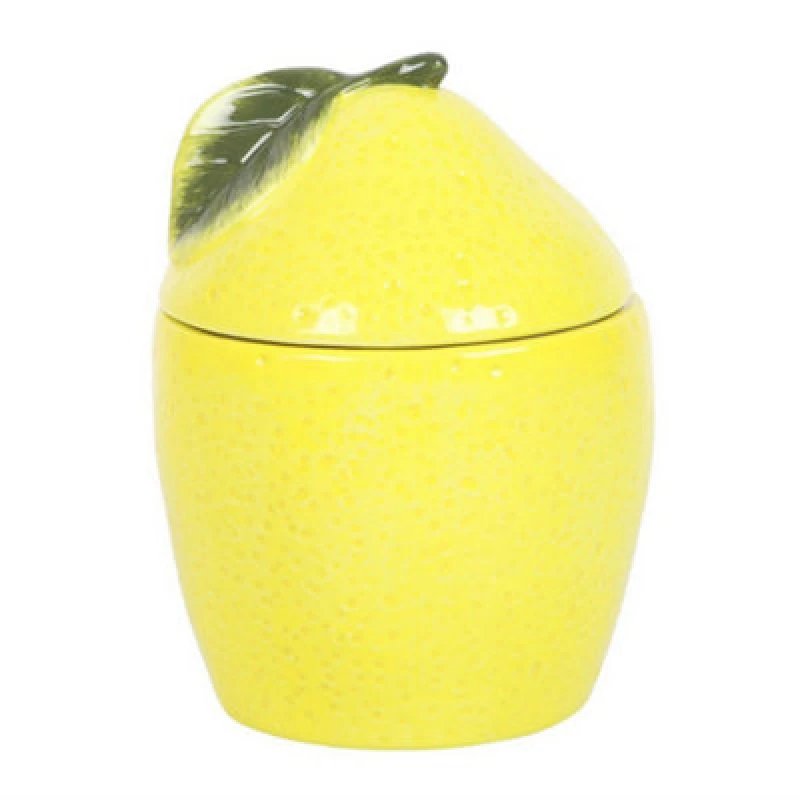 Image of Something Different Something Different Lemon Oil Burner in Yellow Yellow One Size Unisex 5063425969968