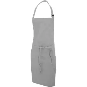 Image of Dennys Multicoloured Bib Apron 28x36ins (Pack of 2) (One Size) (Light Grey) - Light Grey