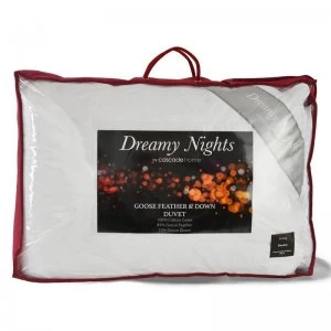 Image of Cascade Home Goose Feather and Down 13.5 Tog Duvet