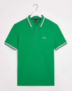Image of BOSS Short Sleeve Green Paddy Polo