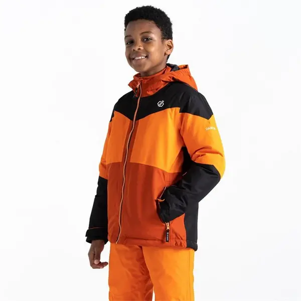 Image of Dare 2b Slush Jacket - Black/Puffins Orange C5-C6yrs