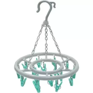 Image of JVL Round Sock Dryer Complete with 16 Piece Clothes Pegs