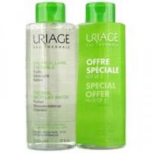 Image of Uriage Eau Thermale Thermal Micellar Water For Combination and Oily Skin Types 2 x 500ml