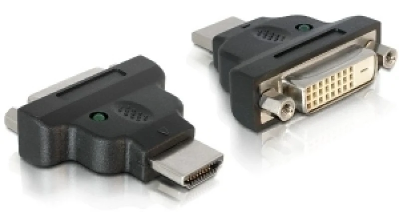 Image of DeLOCK Adapter HDMI / DVI HDMI M DVI 25-pin FM Black