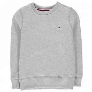 Image of Tommy Hilfiger Junior Boys Crew Sweatshirt - Grey