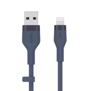 Image of Belkin CAA008BT1MBL USB cable 1m USB A USB C/Lightning Blue