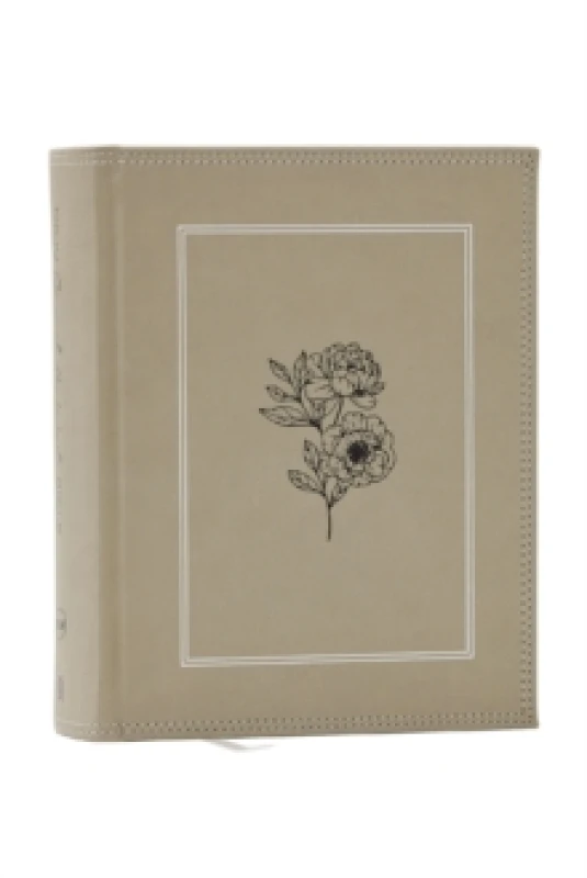 Image of NKJV, Journal the Word Bible, Large Print: Reflect, Journal or Create Art Next to Your Favorite Verses (Stone Leathersoft over board, Red Letter) Hard