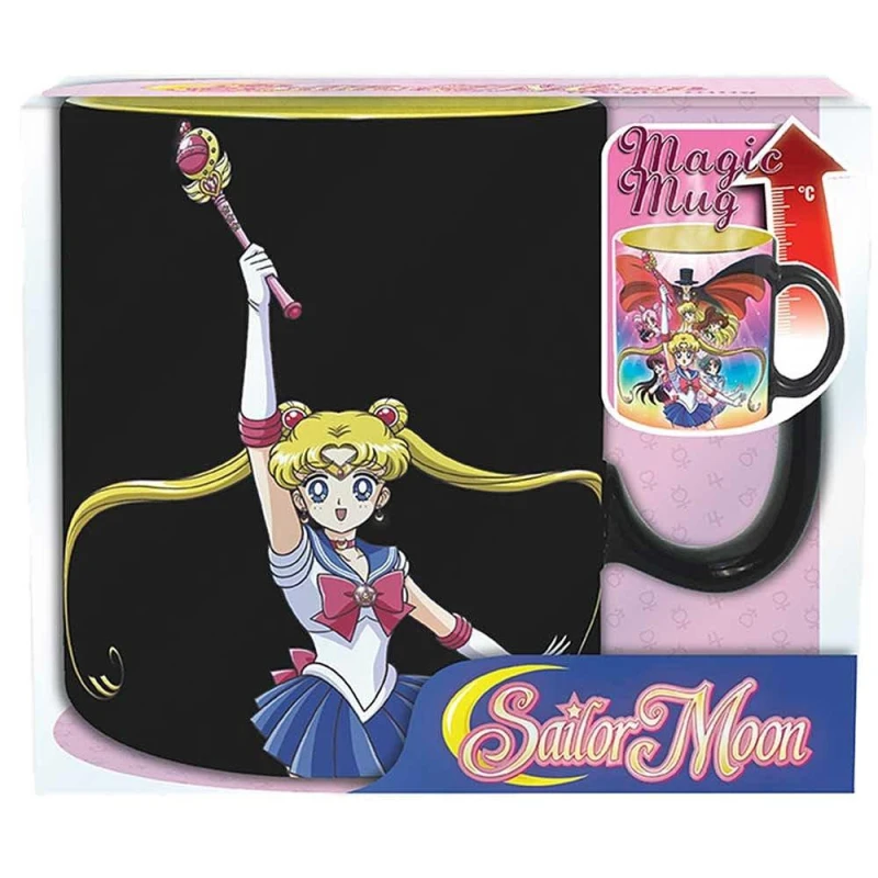 Image of Sailor Moon Sailor Moon - Mug Heat Change - 460 ml - Group - Black One Size