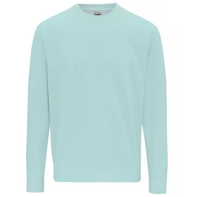 Image of AWDis AWDis Just Hoods Crew Neck Plain Sweatshirt (280 GSM) in Mint Size: X-Small Mint XS Unisex 5059699308862