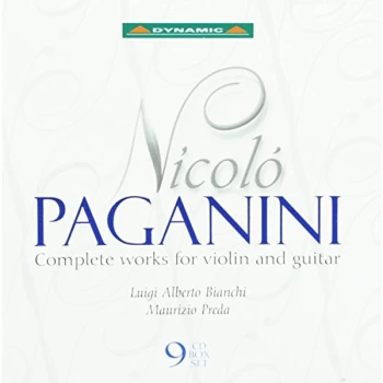Image of Nicolo Paganini - Complete Works for Violin and Guitar (Bianchi, Preda) CD