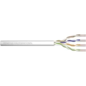 Image of Digitus ACU-4511-305 Network cable CAT 5e U/UTP 4 x 2 x 0.20 mm² Grey-white (RAL 7035) 305 m